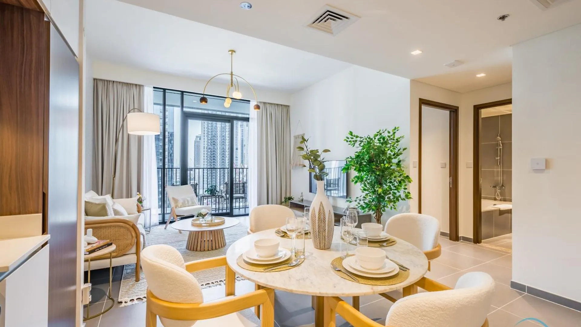 Charming 1Br Apartment In Creek Edge Tower 1, Dubai Creek Harbor By Deluxe Holiday Homes Emirati Arabi Uniti